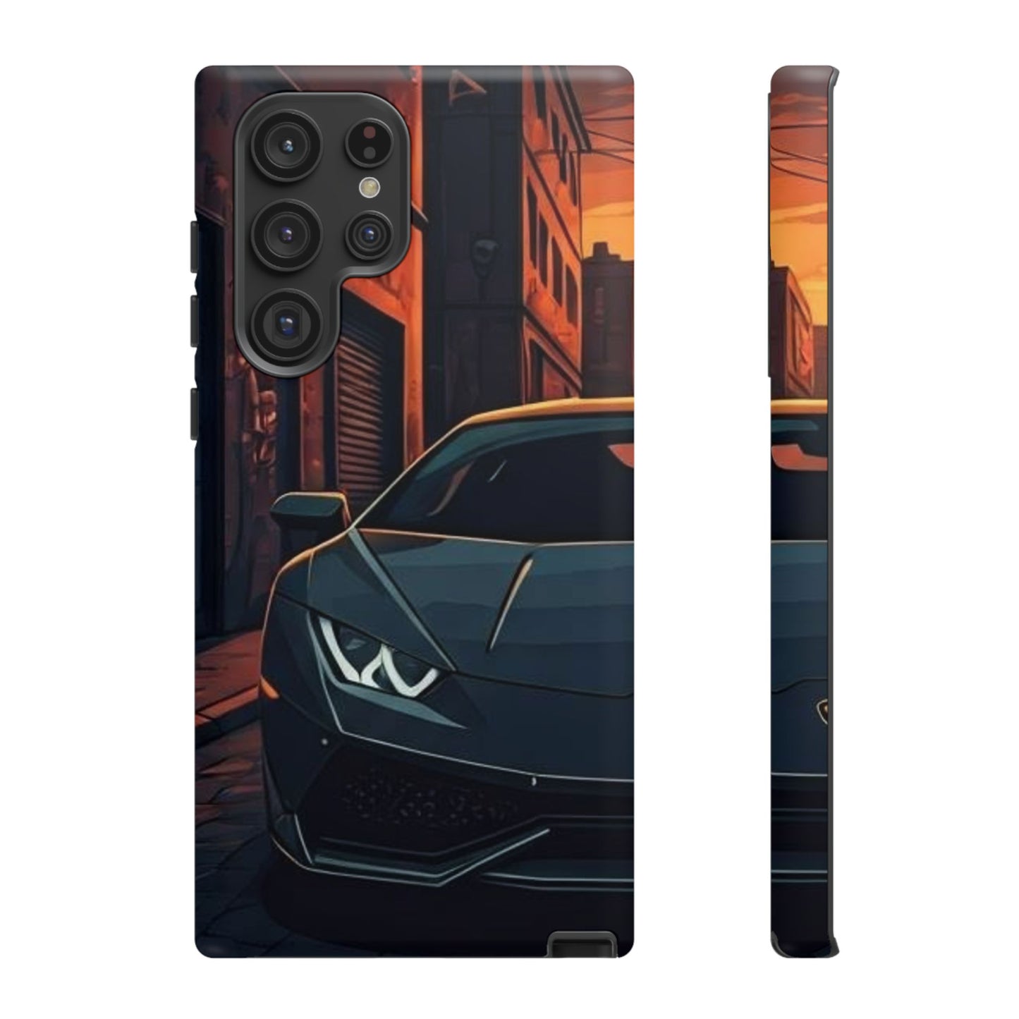 Lamborghini Huracan Street Life-Dual Layer Ultra Tough Phone Case Printify by The Night Shift Automotive Apparel