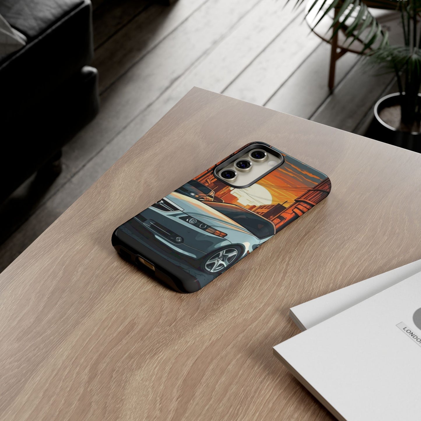 Acura TL Street Life-Dual Layer Ultra Tough Phone Case Samsung Galaxy S23 Glossy Printify by The Night Shift Automotive Apparel