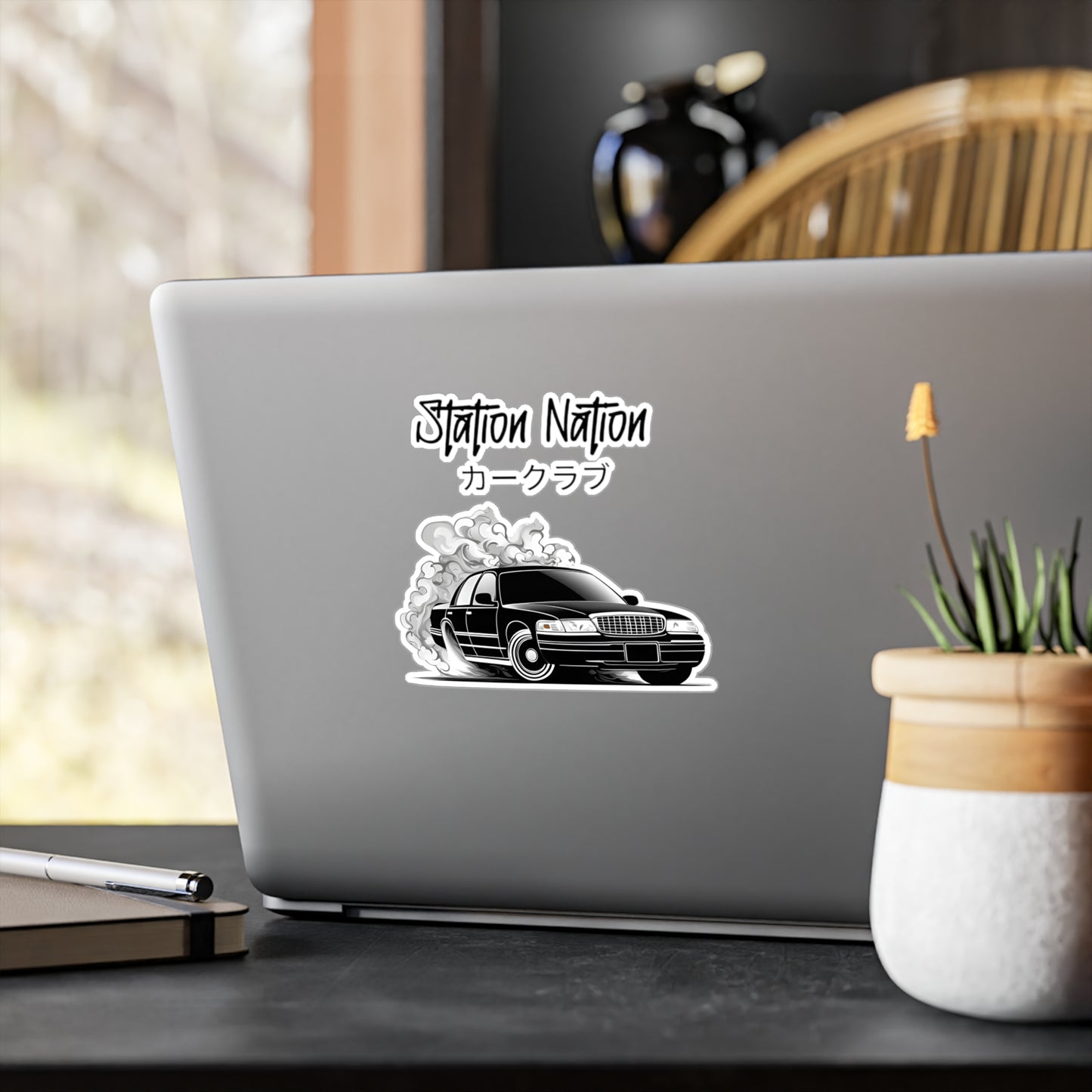 Kiss-Cut Vinyl Decals Printify by The Night Shift Automotive Apparel