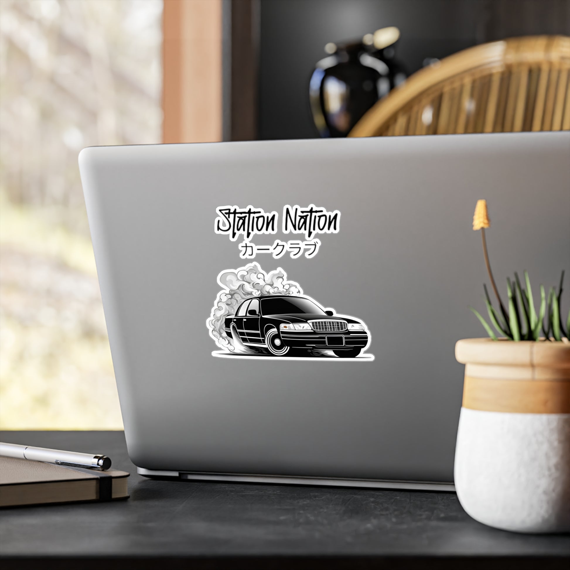 Kiss-Cut Vinyl Decals Printify by The Night Shift Automotive Apparel