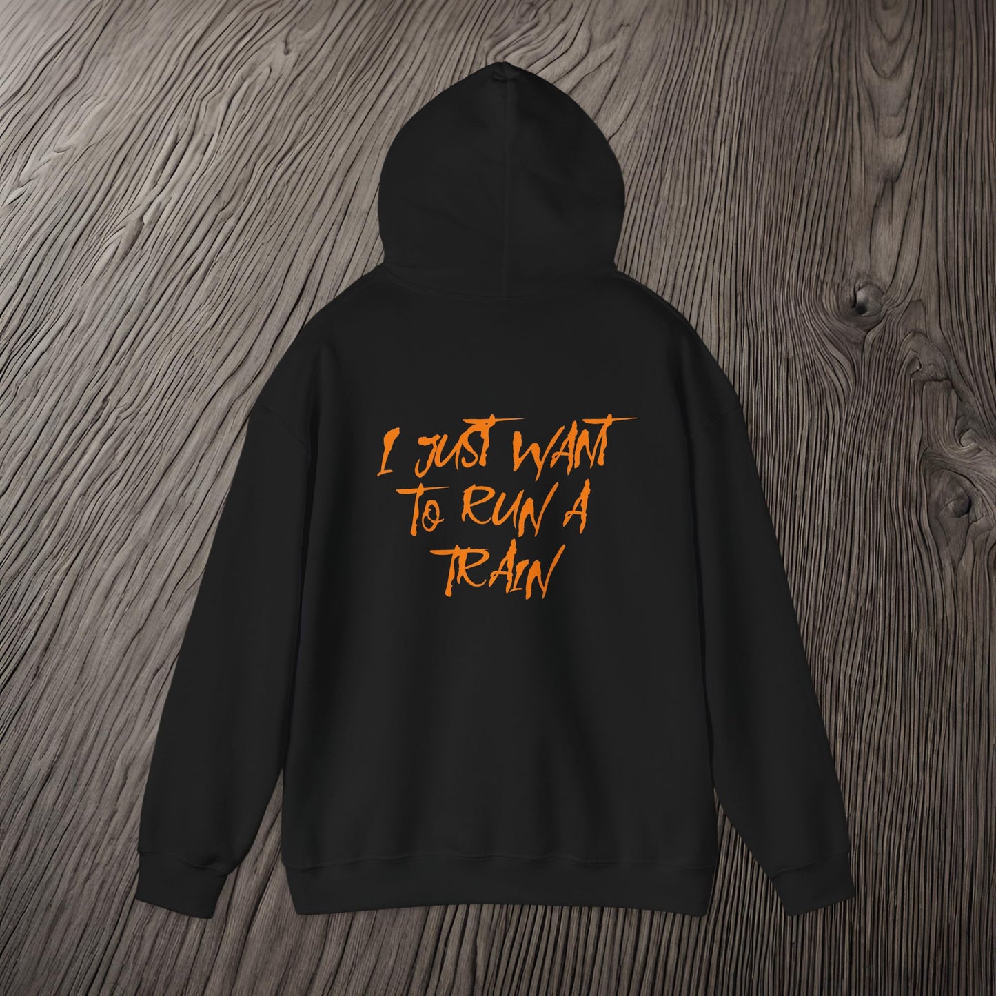 I Just Want To Run A Train-Ultra Soft, Premium Hoodie Printify by The Night Shift Automotive Apparel