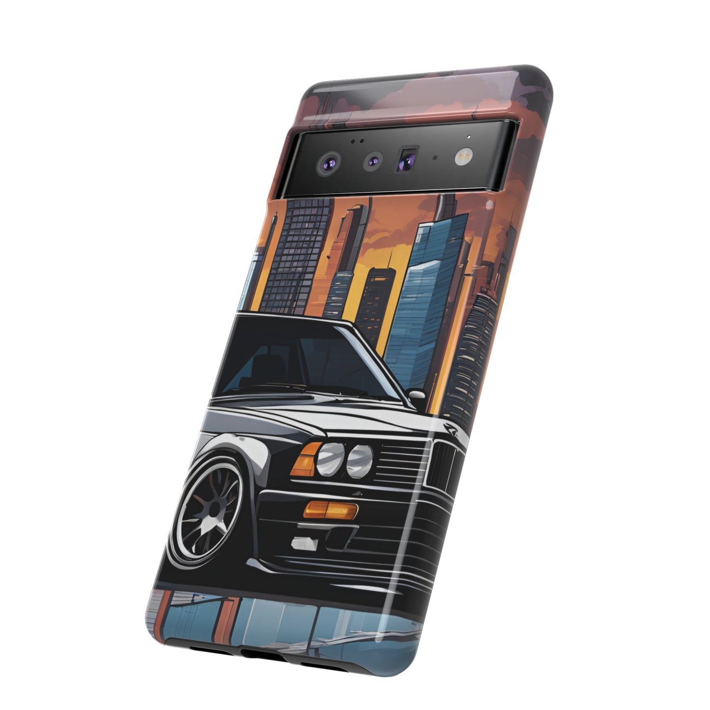 BMW E30 M3-Dual Layer Ultra Tough Phone Case Printify by The Night Shift Automotive Apparel