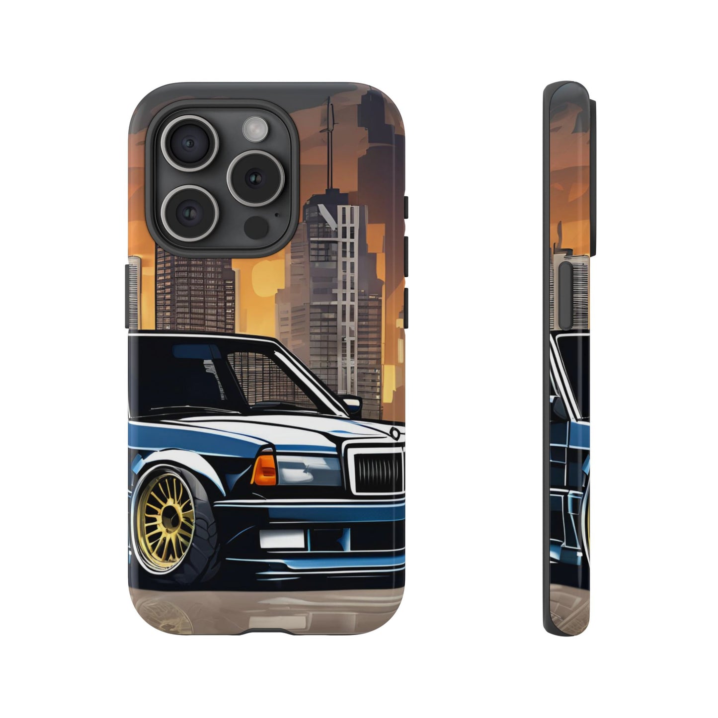 Mercedes Benz 190e Evo-Dual Layer Ultra Tough Phone Case Printify by The Night Shift Automotive Apparel