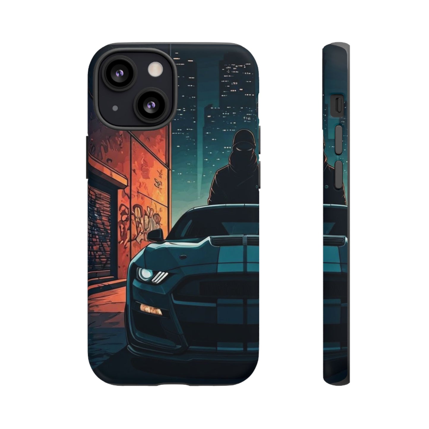 Ford Mustang Shelby GT350 Street Life-Dual Layer Ultra Tough Phone Case Printify by The Night Shift Automotive Apparel