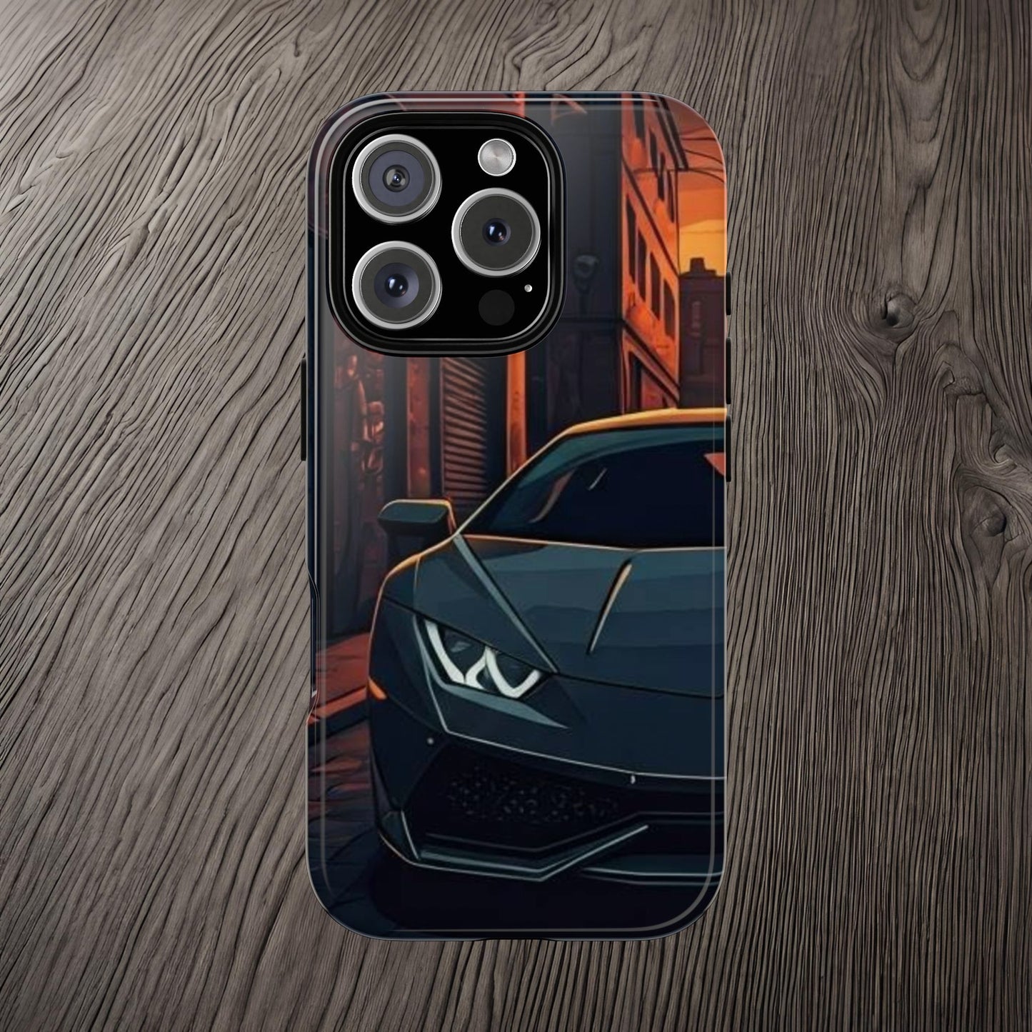 Lamborghini Huracan Street Life-Dual Layer Ultra Tough Phone Case Printify by The Night Shift Automotive Apparel