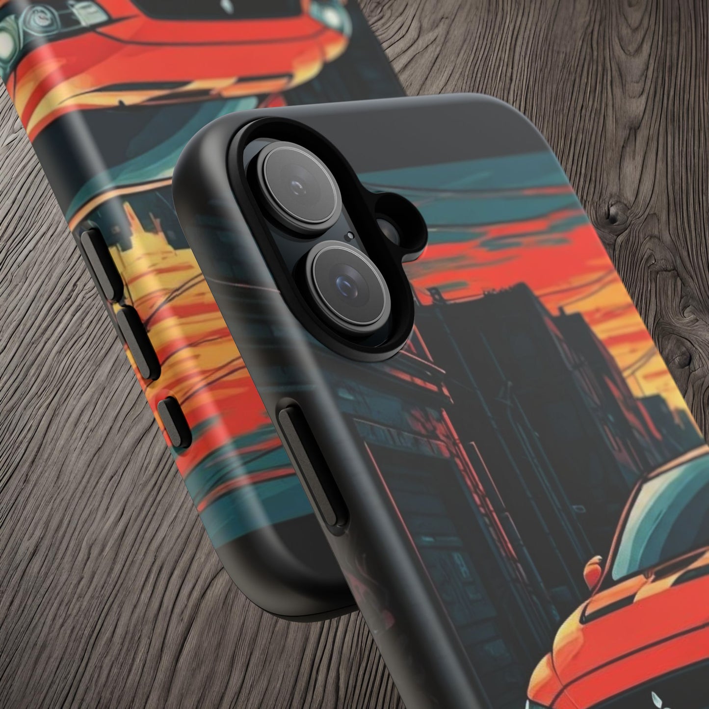 Mitsubishi Evo X Street Life-Dual Layer Ultra Tough Phone Case Printify by The Night Shift Automotive Apparel