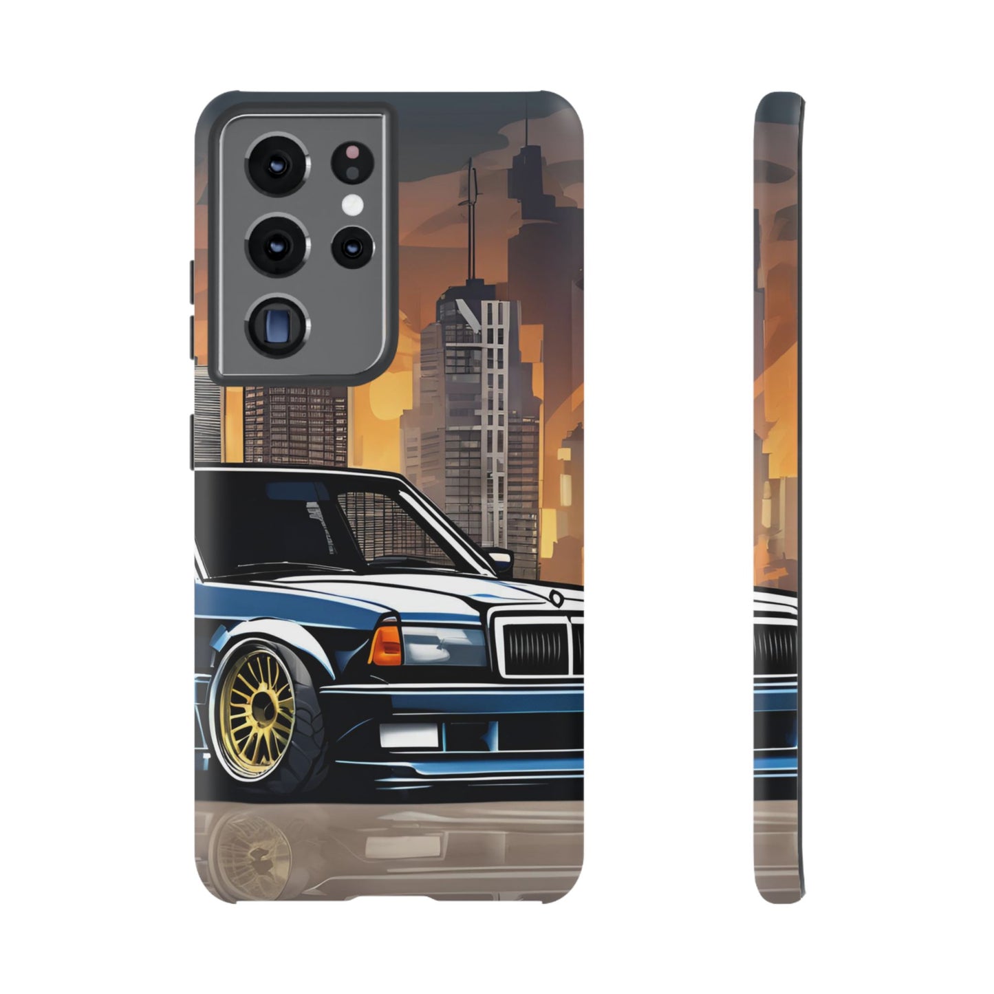 Mercedes Benz 190e Evo-Dual Layer Ultra Tough Phone Case Samsung Galaxy S21 Ultra Matte Printify by The Night Shift Automotive Apparel