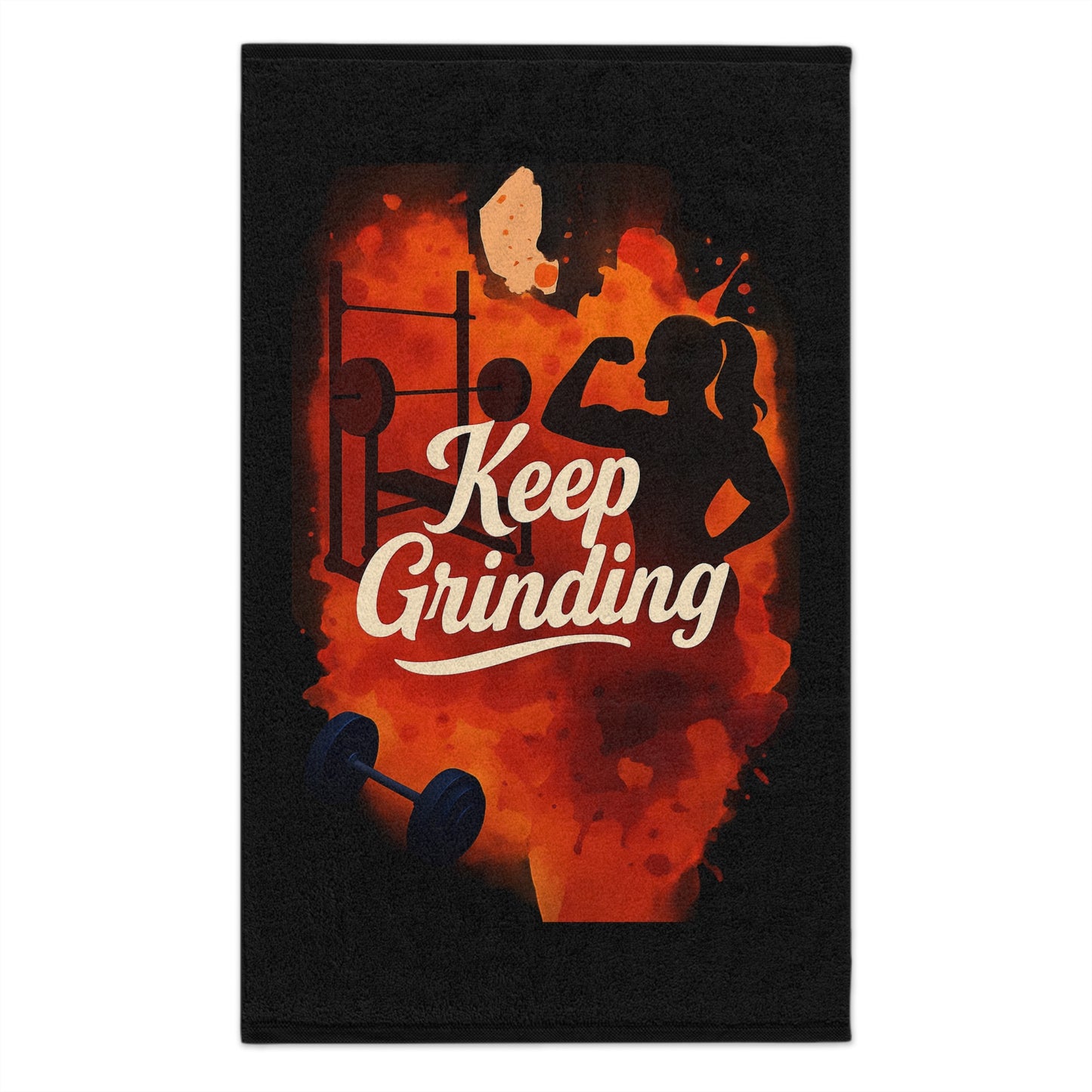 Keep Grinding-Gym Towel( 11x18) Printify by The Night Shift Automotive Apparel