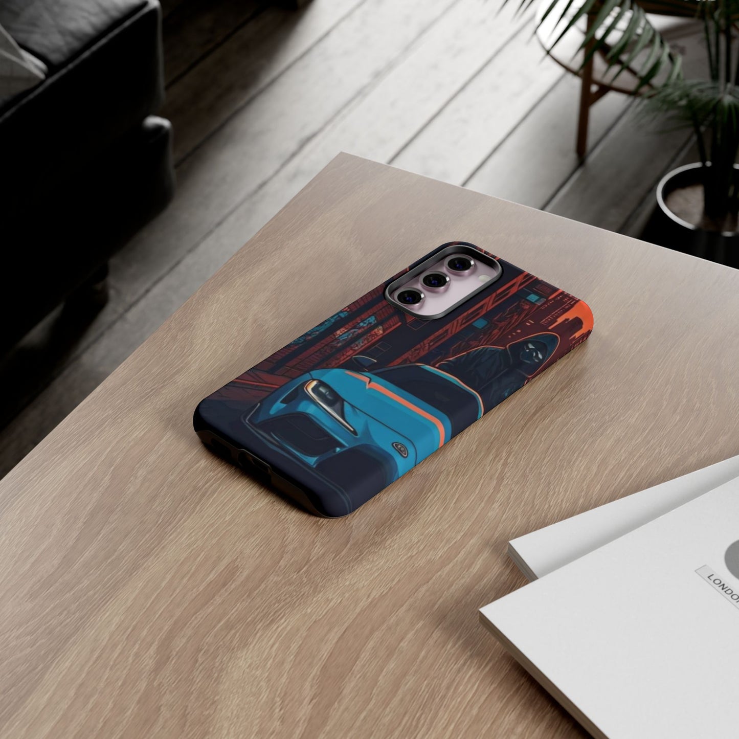 Toyota Supra MK-V Street Life-Dual Layer Ultra Tough Phone Case Samsung Galaxy S23 Plus Matte Printify by The Night Shift Automotive Apparel