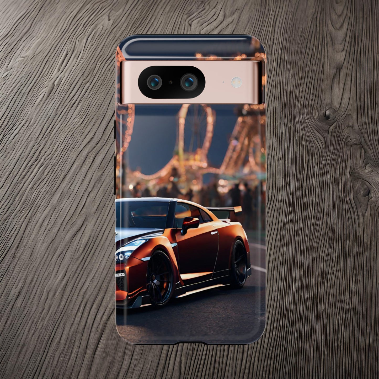 Nissan GTR R35-Dual Layer Ultra Tough Phone Case Google Pixel 8 Glossy Printify by The Night Shift Automotive Apparel