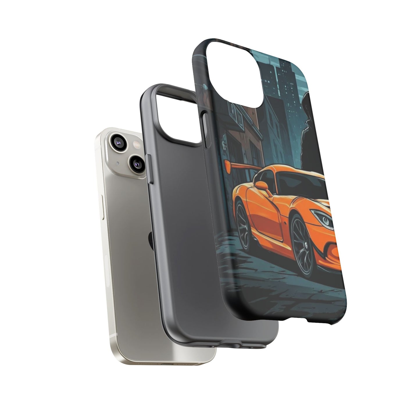 Dodge Viper SRT-10 Street Life-Dual Layer Ultra Tough Phone Case Printify by The Night Shift Automotive Apparel