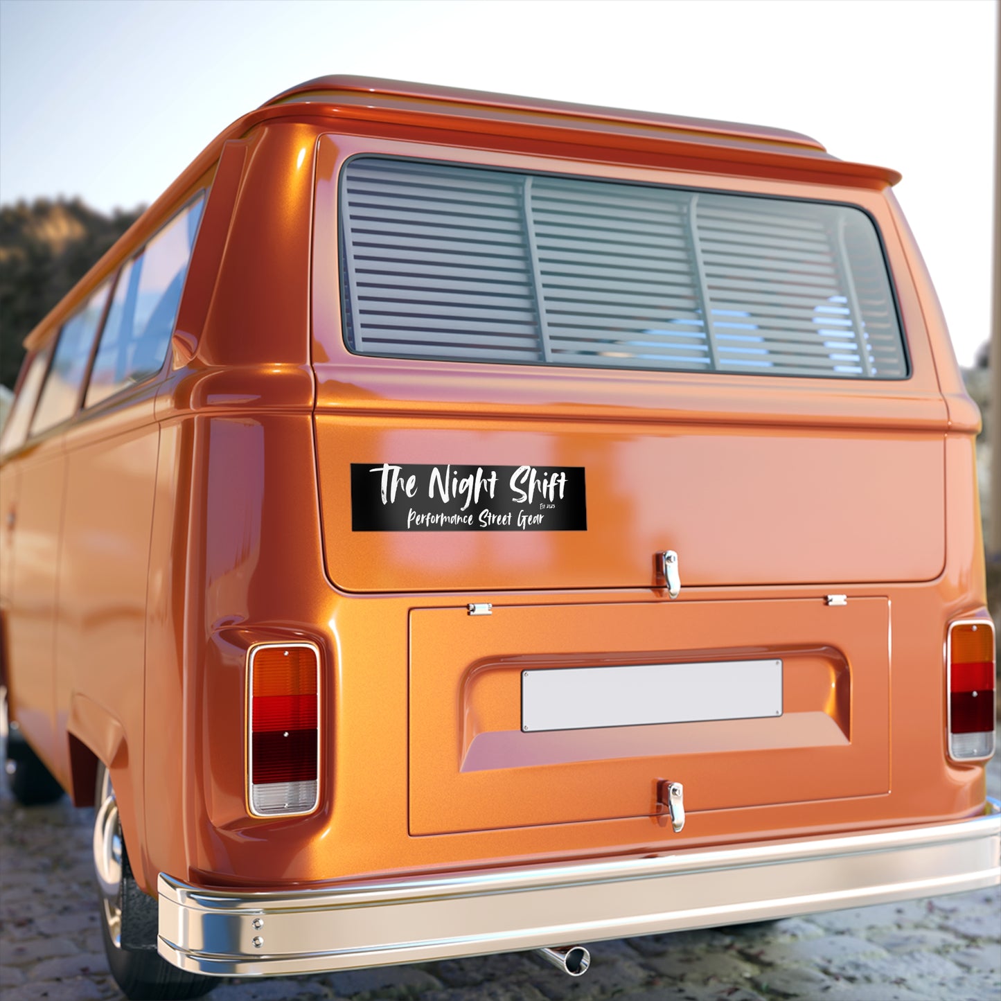 The Night Shift-Bumper Sticker Printify by The Night Shift Automotive Apparel