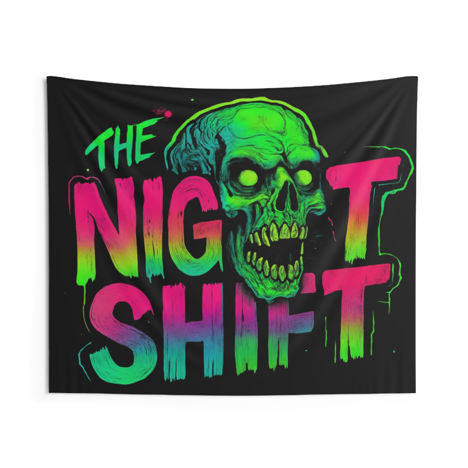 The Night Shift Indoor Wall Tapestries - Shop Banner 60" × 50" Printify by The Night Shift Automotive Apparel