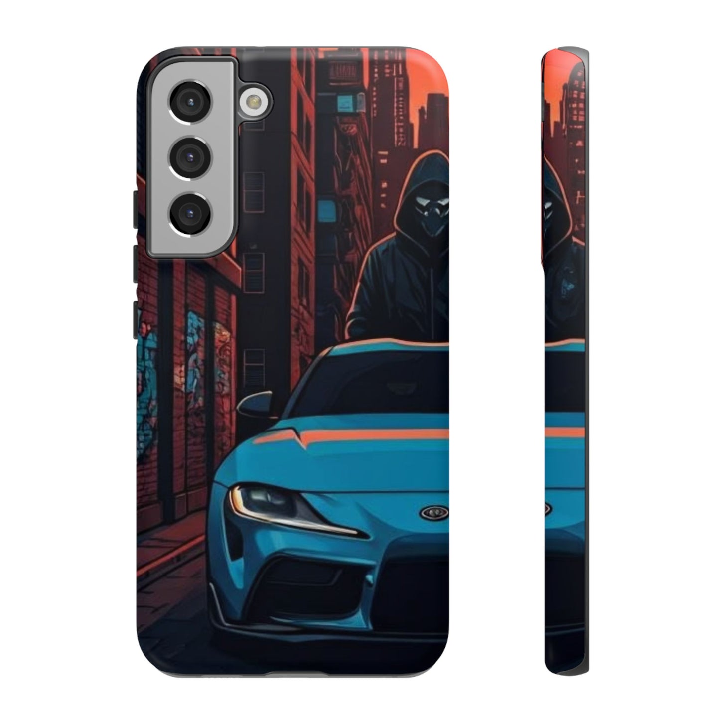 Toyota Supra MK-V Street Life-Dual Layer Ultra Tough Phone Case Printify by The Night Shift Automotive Apparel