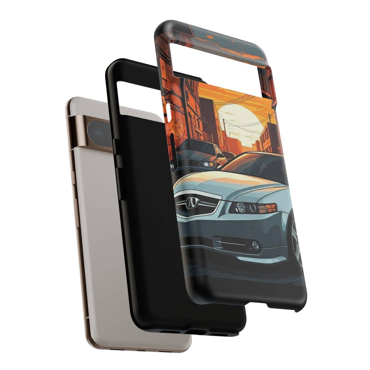 Acura TL Street Life-Dual Layer Ultra Tough Phone Case Printify by The Night Shift Automotive Apparel
