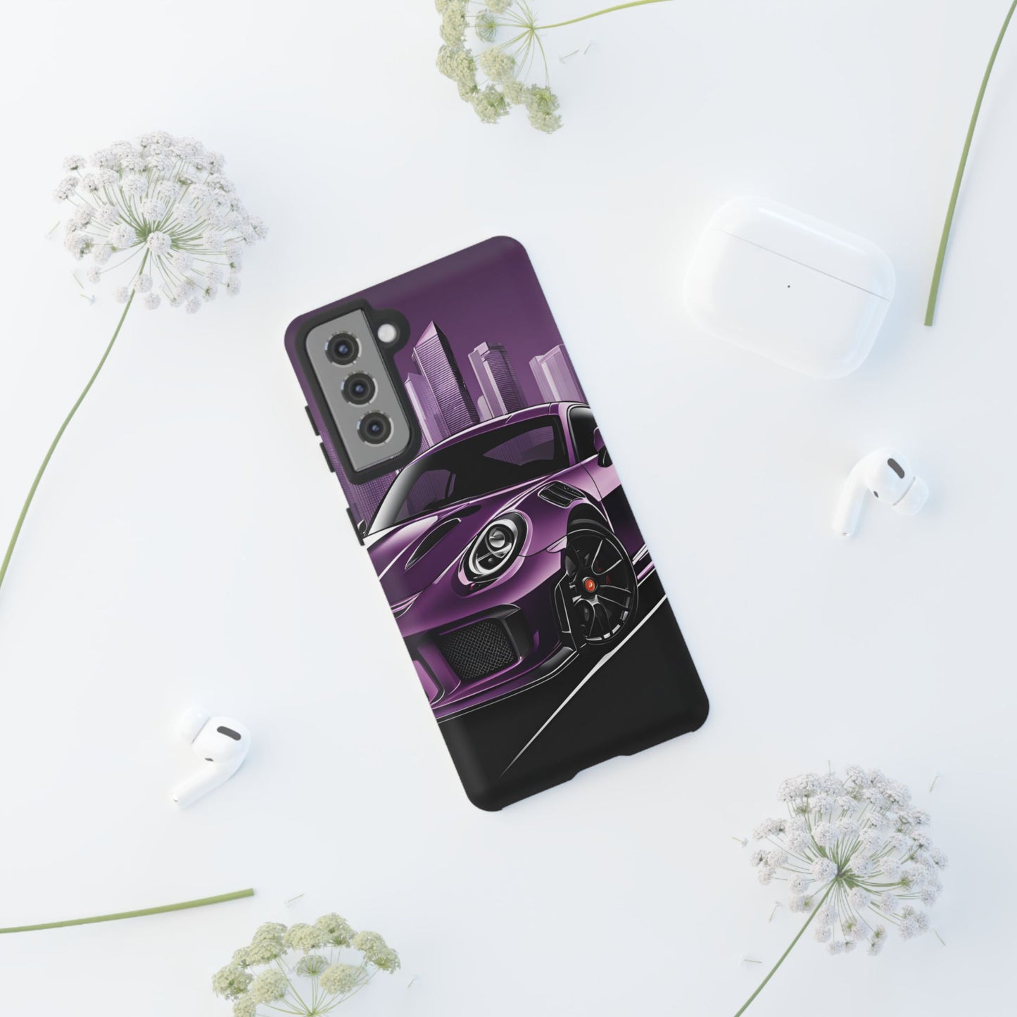 Porsche 911 GT3 RS-Dual Layer Ultra Tough Phone Case Printify by The Night Shift Automotive Apparel