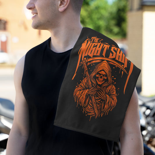 The Night Shift-Gym Towel( 11x18) White 11" × 18" Printify by The Night Shift Automotive Apparel