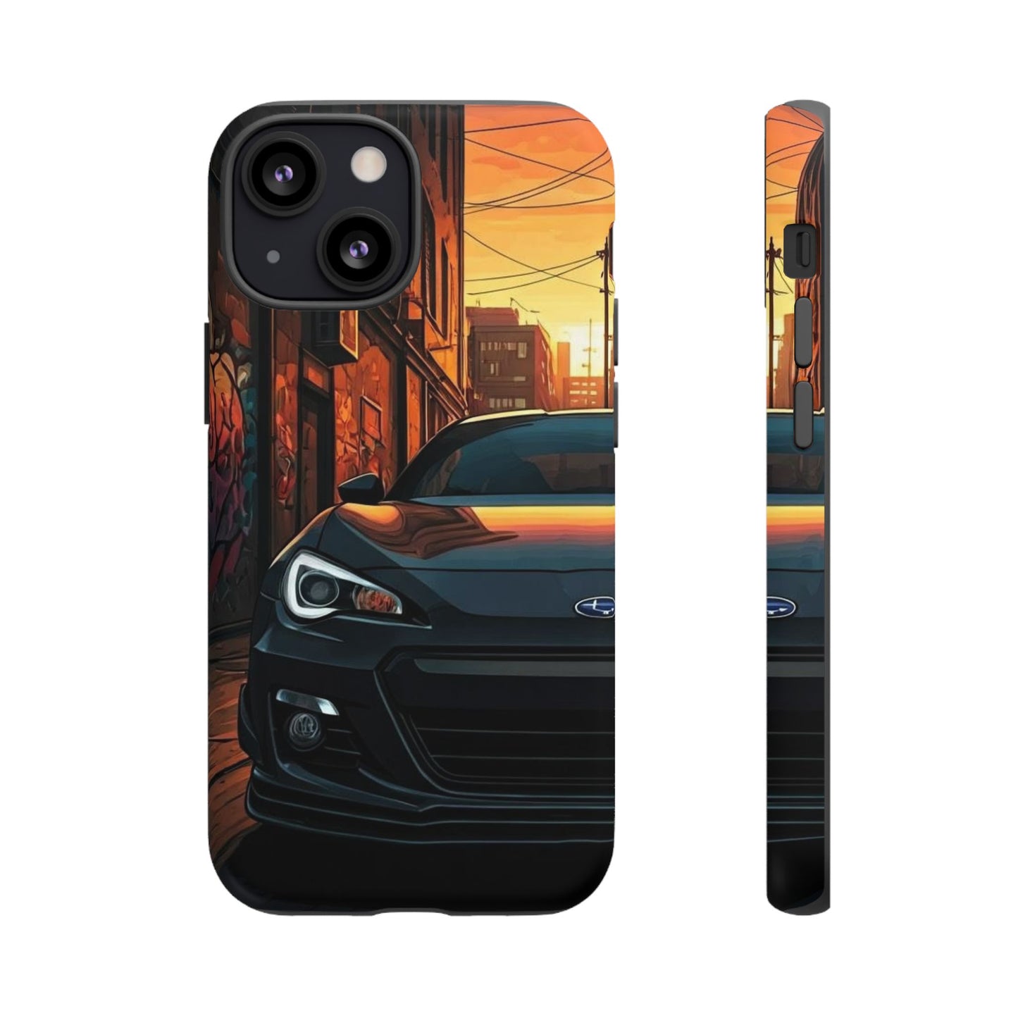 Subaru BRZ Street Life-Dual Layer Ultra Tough Phone Case Printify by The Night Shift Automotive Apparel