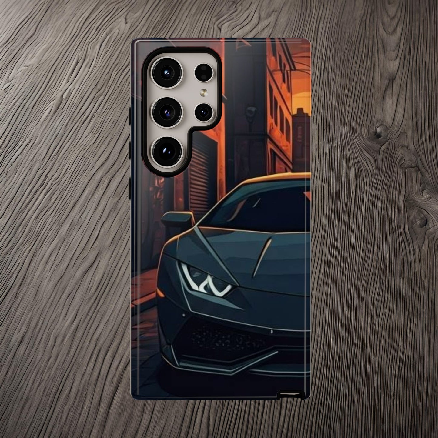 Lamborghini Huracan Street Life-Dual Layer Ultra Tough Phone Case Samsung Galaxy S24 Ultra Glossy Printify by The Night Shift Automotive Apparel