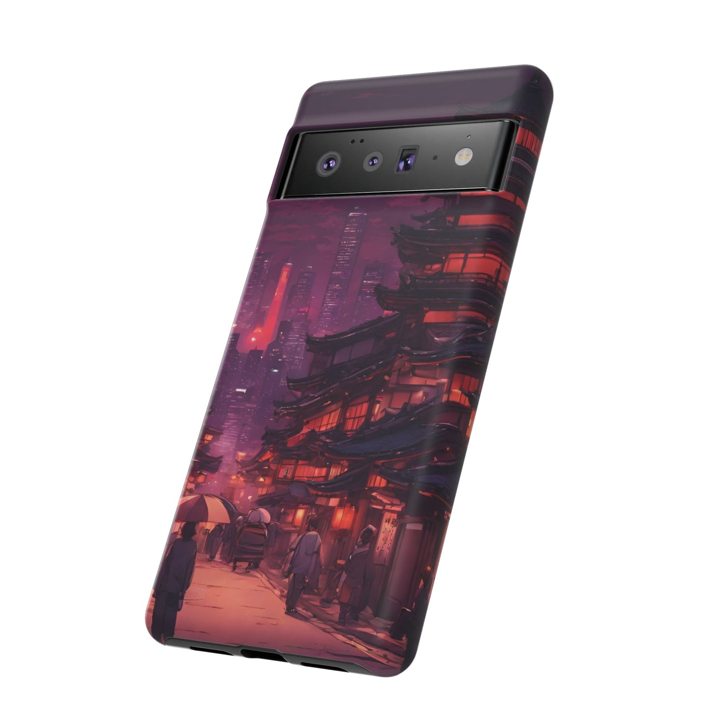Traditional Japanese Village Countryside-Dual Layer Ultra Tough Phone Case Printify by The Night Shift Automotive Apparel