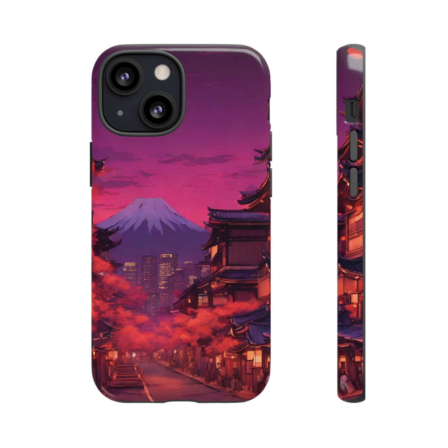 Traditional Japanese Village Countryside-Dual Layer Ultra Tough Phone Case Printify by The Night Shift Automotive Apparel