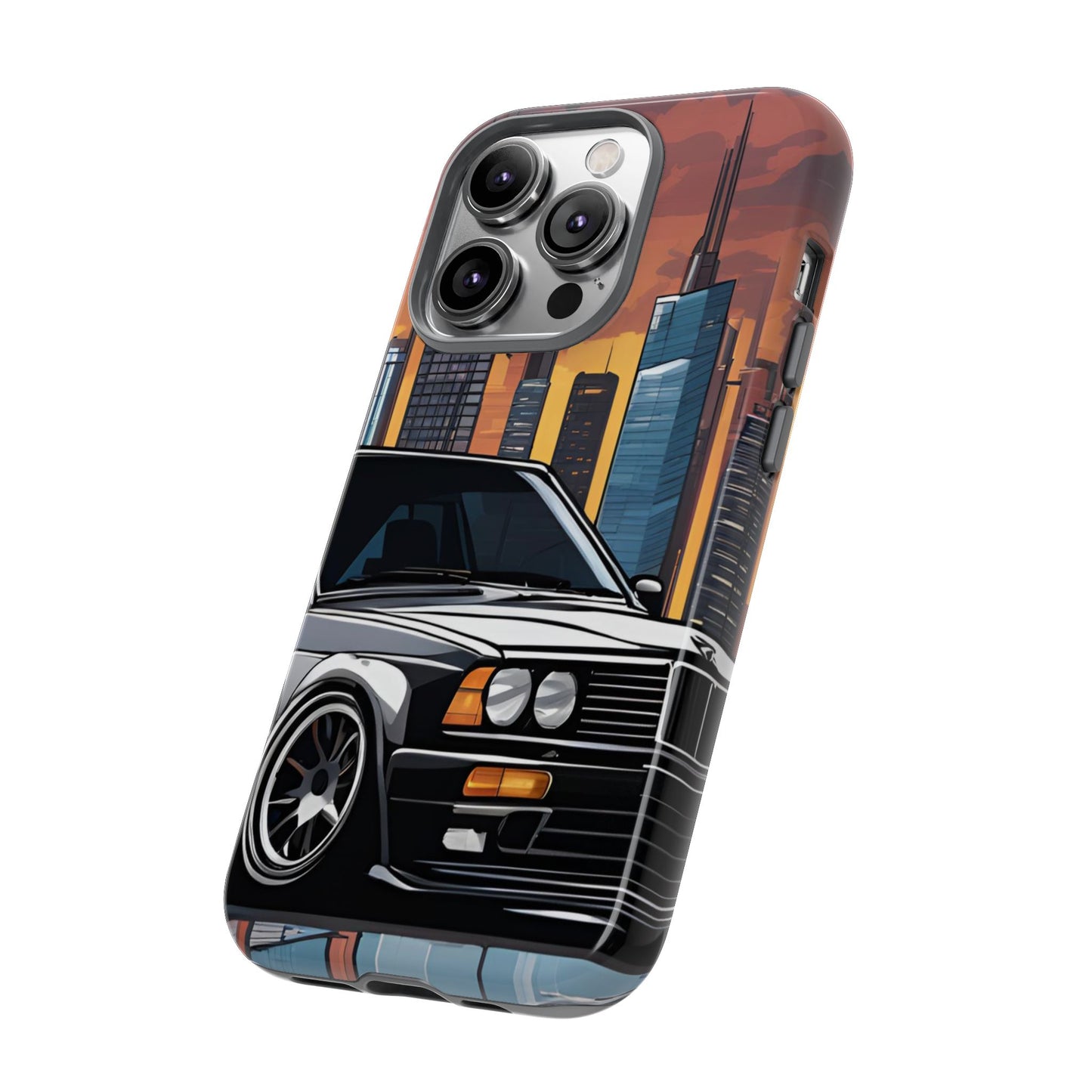 BMW E30 M3-Dual Layer Ultra Tough Phone Case Printify by The Night Shift Automotive Apparel