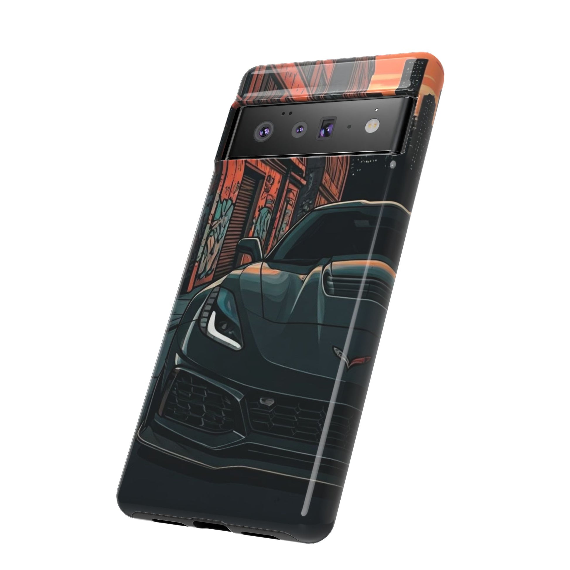 Chevy Corvette C7 Street Life-Dual Layer Ultra Tough Phone Case Printify by The Night Shift Automotive Apparel
