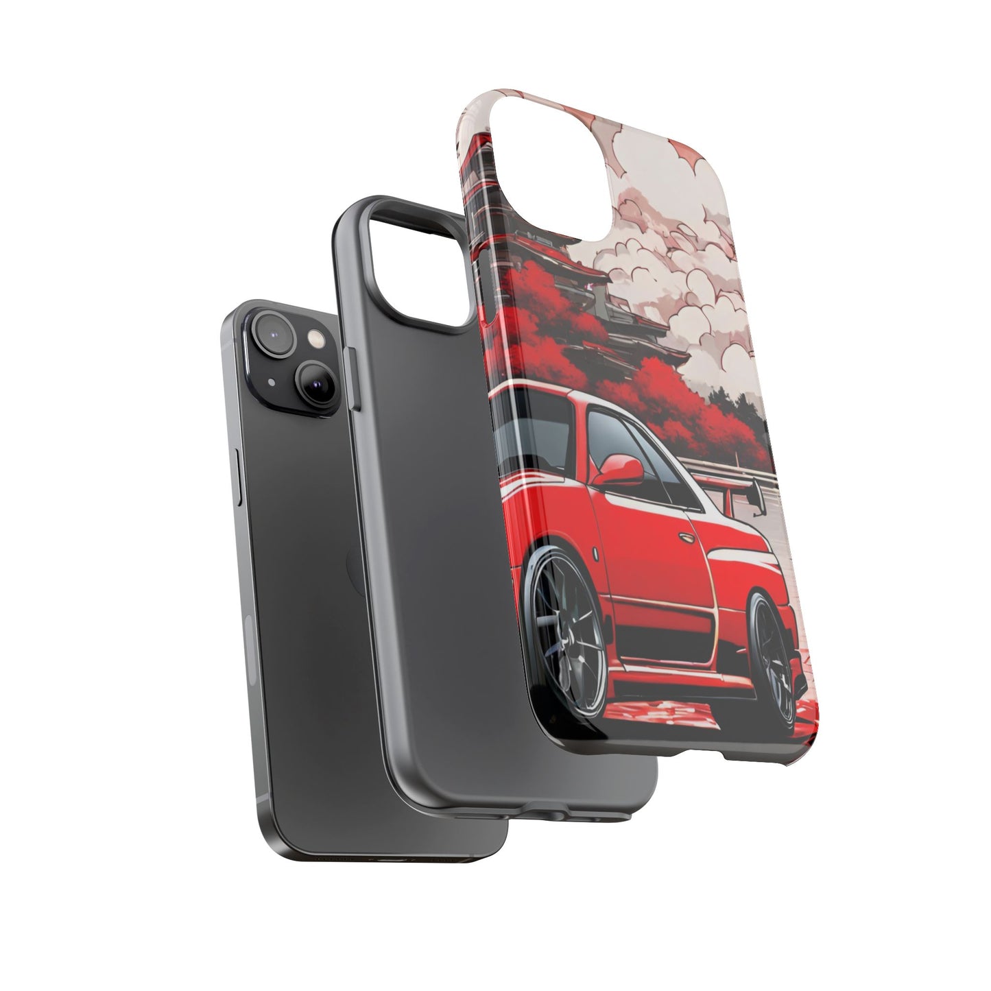 Nissan Skyline R34-Dual Layer Ultra Tough Phone Case Printify by The Night Shift Automotive Apparel