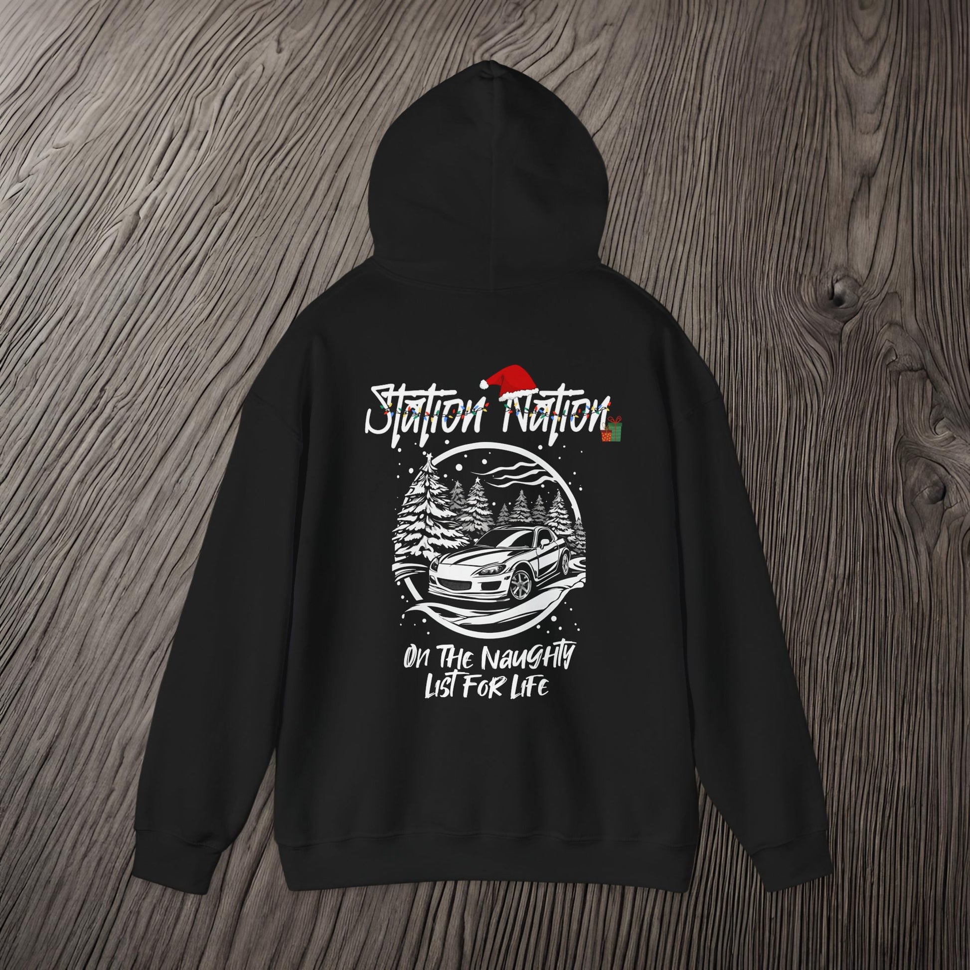 🎁 Christmas Limited Edition Station Nation-Ultra Soft, Premium Hoodie Printify by The Night Shift Automotive Apparel