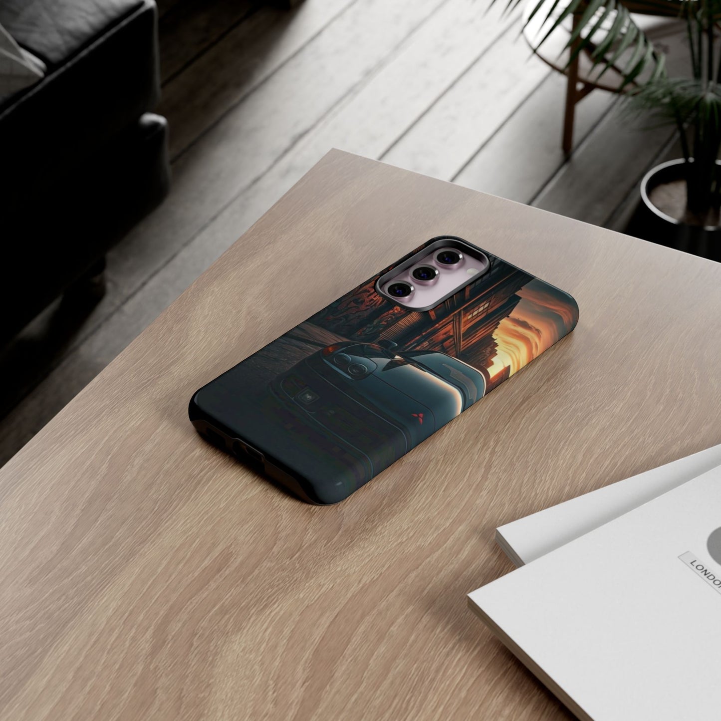 Mitsubishi 3000GT VR4 Street Life-Dual Layer Ultra Tough Phone Case Samsung Galaxy S23 Plus Glossy Printify by The Night Shift Automotive Apparel