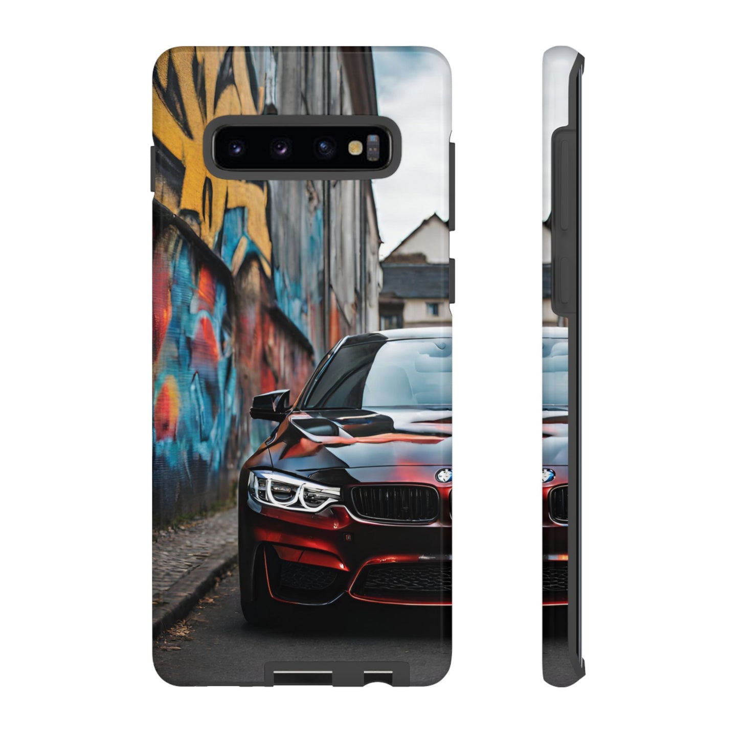 BMW M3/M4-Dual Layer Ultra Tough Phone Case Samsung Galaxy S10 Plus Glossy Printify by The Night Shift Automotive Apparel