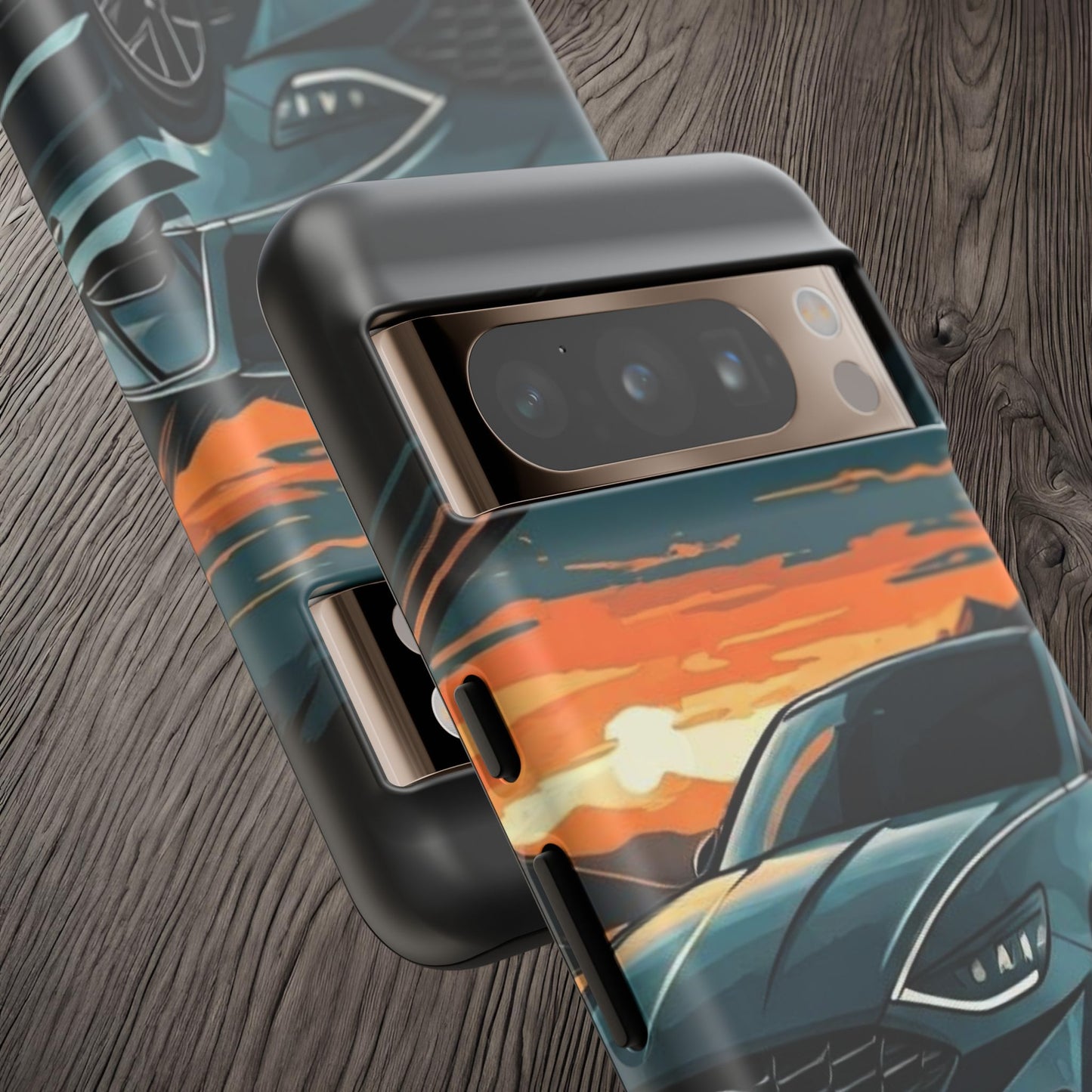 Hyundai Sonata-Sunset Drive-Dual Layer Ultra Tough Phone Case Printify by The Night Shift Automotive Apparel