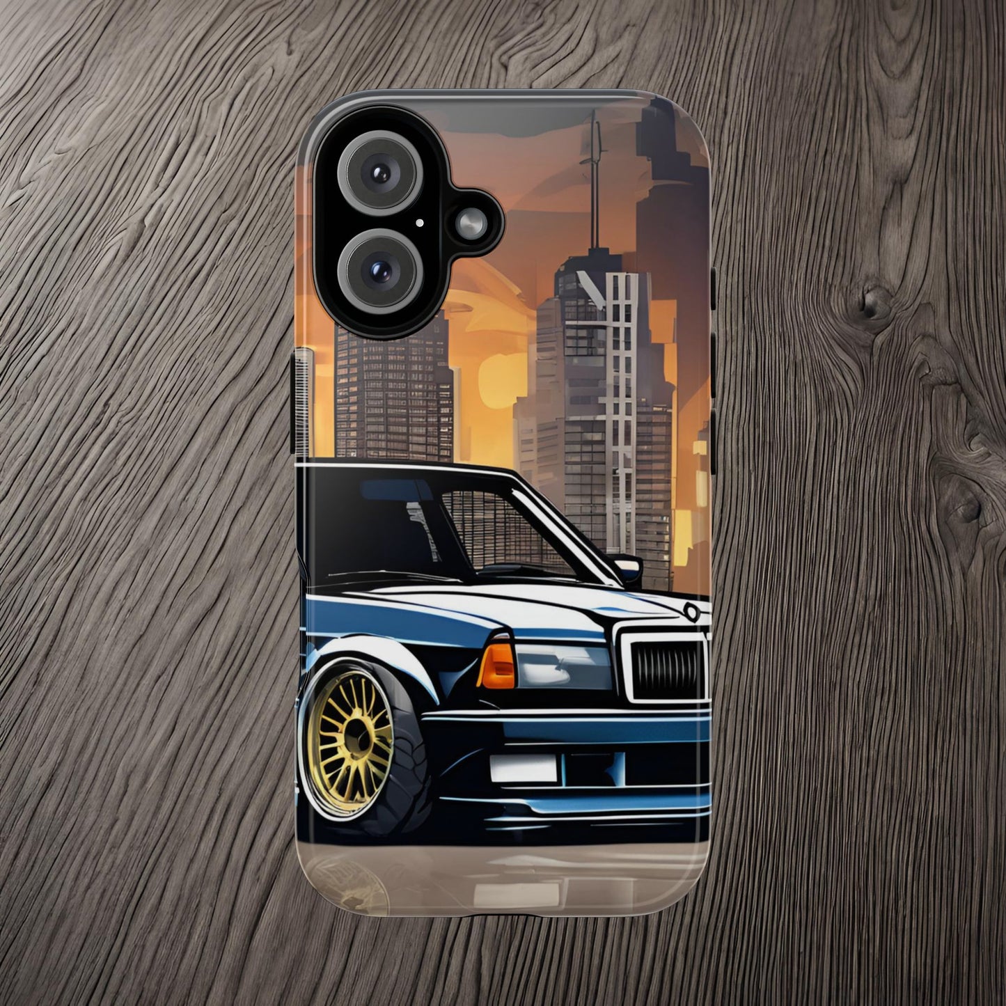 Mercedes Benz 190e Evo-Dual Layer Ultra Tough Phone Case Printify by The Night Shift Automotive Apparel