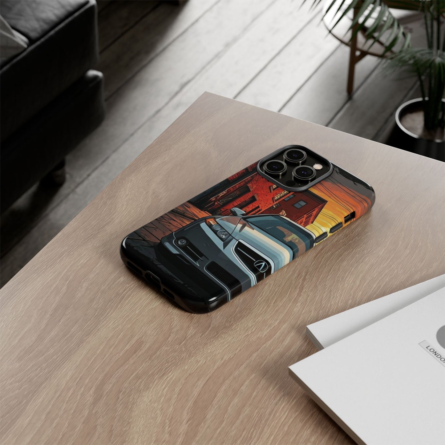 Acura TL Street Life-Dual Layer Ultra Tough Phone Case iPhone 14 Pro Max Glossy Printify by The Night Shift Automotive Apparel
