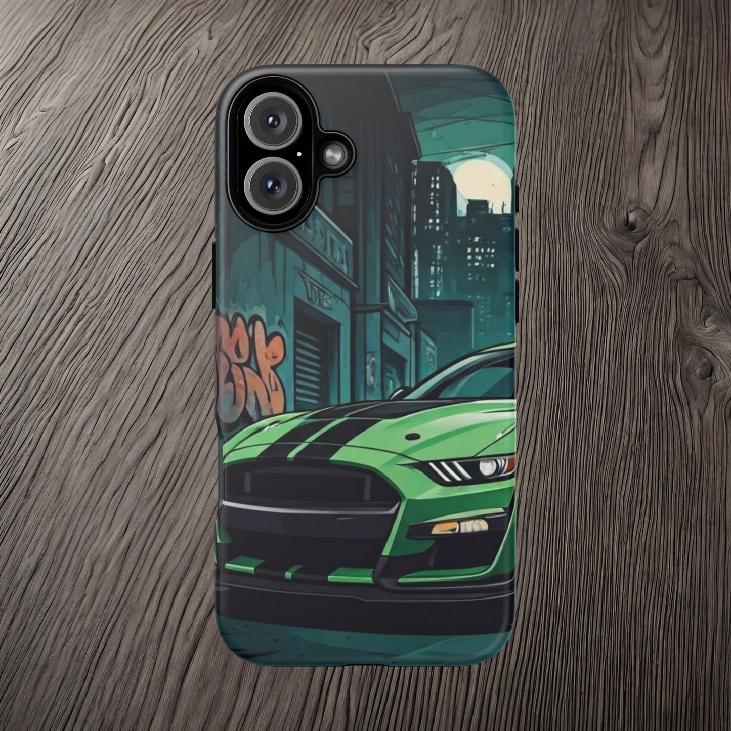 Ford Mustang Shelby GT500 Street Life-Dual Layer Ultra Tough Phone Case Printify by The Night Shift Automotive Apparel