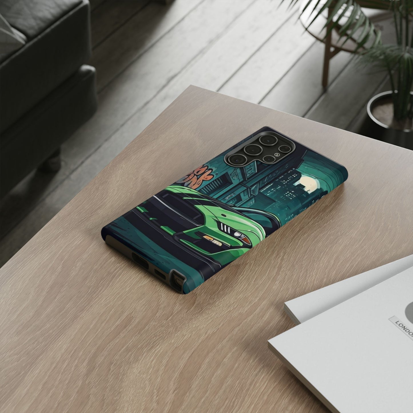 Ford Mustang Shelby GT500 Street Life-Dual Layer Ultra Tough Phone Case Samsung Galaxy S22 Ultra Matte Printify by The Night Shift Automotive Apparel