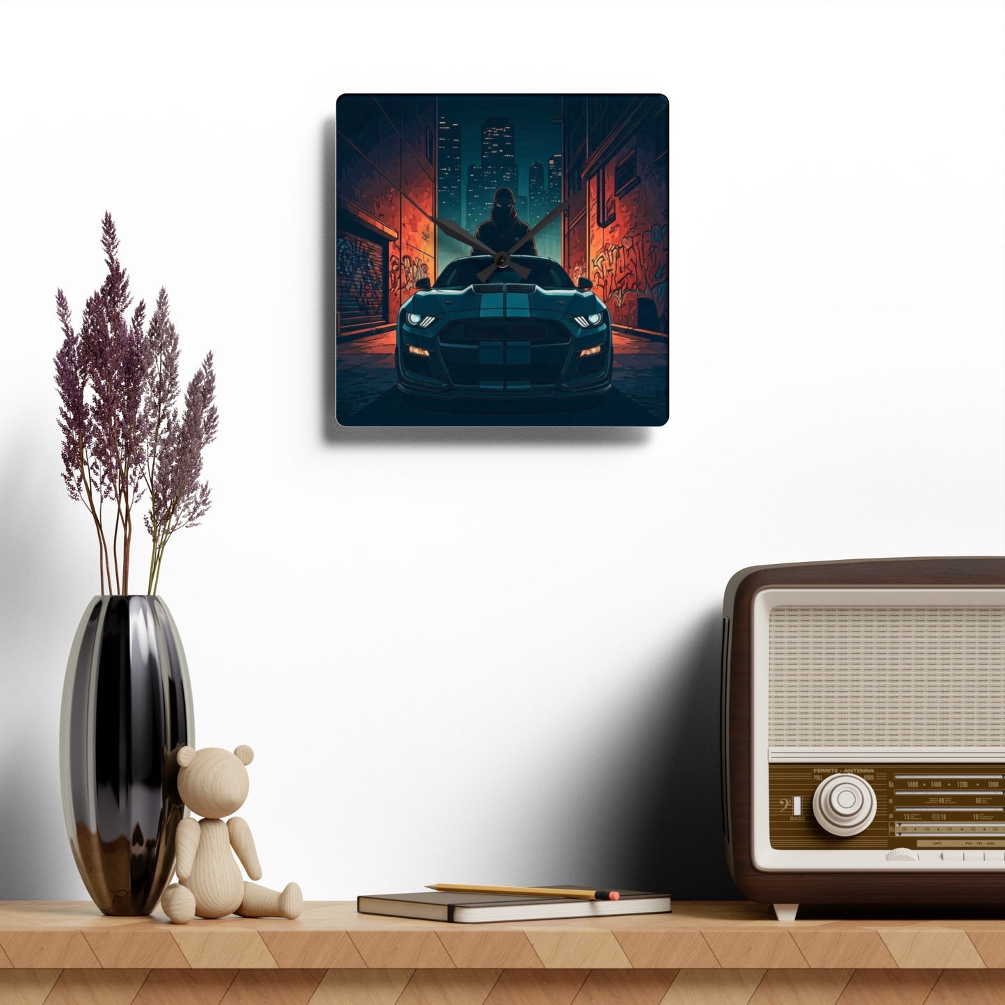 Ford Mustang Shelby GT350 Street Life-Acrylic Wall Clock