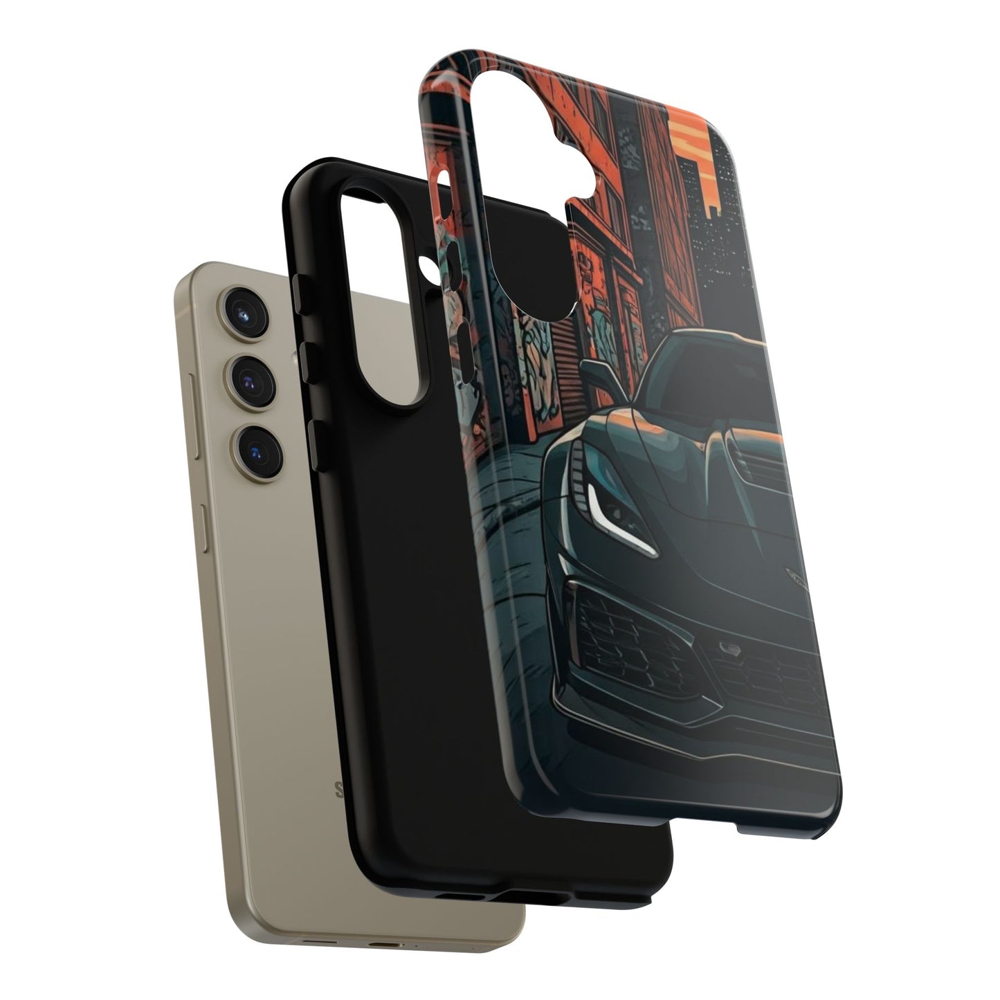 Chevy Corvette C7 Street Life-Dual Layer Ultra Tough Phone Case Printify by The Night Shift Automotive Apparel