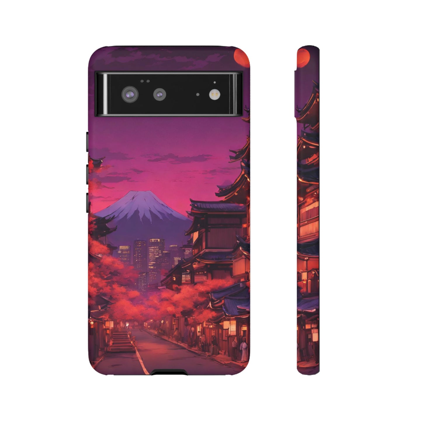 Traditional Japanese Village Countryside-Dual Layer Ultra Tough Phone Case Printify by The Night Shift Automotive Apparel
