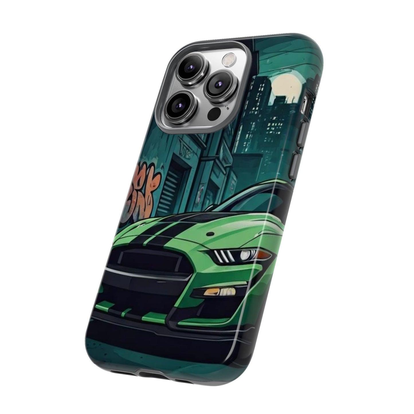 Ford Mustang Shelby GT500 Street Life-Dual Layer Ultra Tough Phone Case Printify by The Night Shift Automotive Apparel