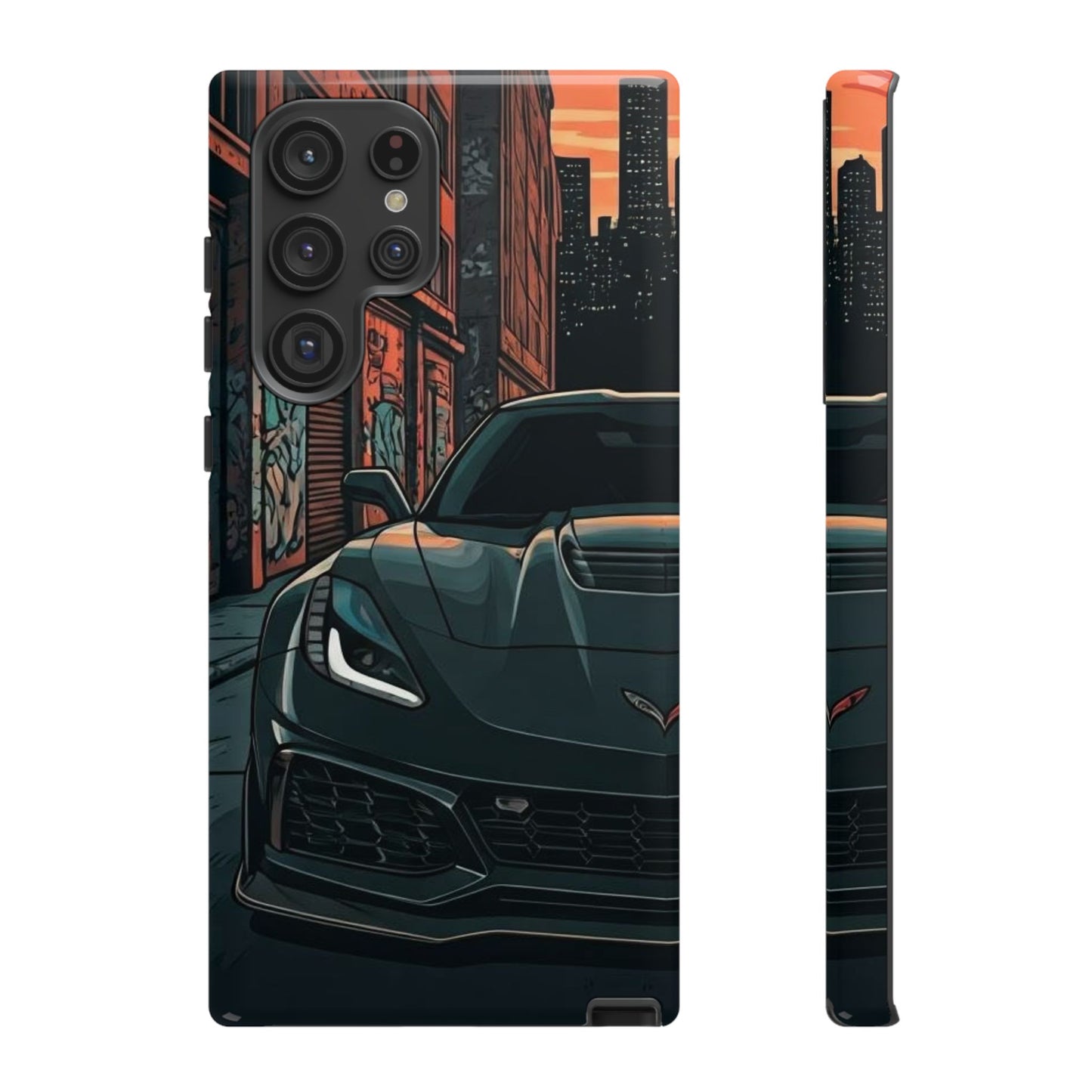 Chevy Corvette C7 Street Life-Dual Layer Ultra Tough Phone Case Printify by The Night Shift Automotive Apparel