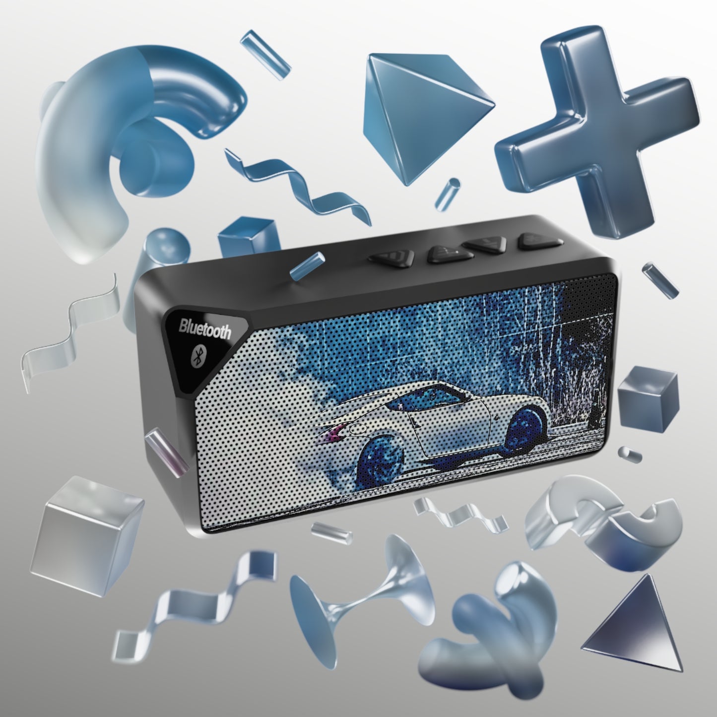 Nissan 370z Smoke Show-Jabba Bluetooth Speaker Printify by The Night Shift Automotive Apparel
