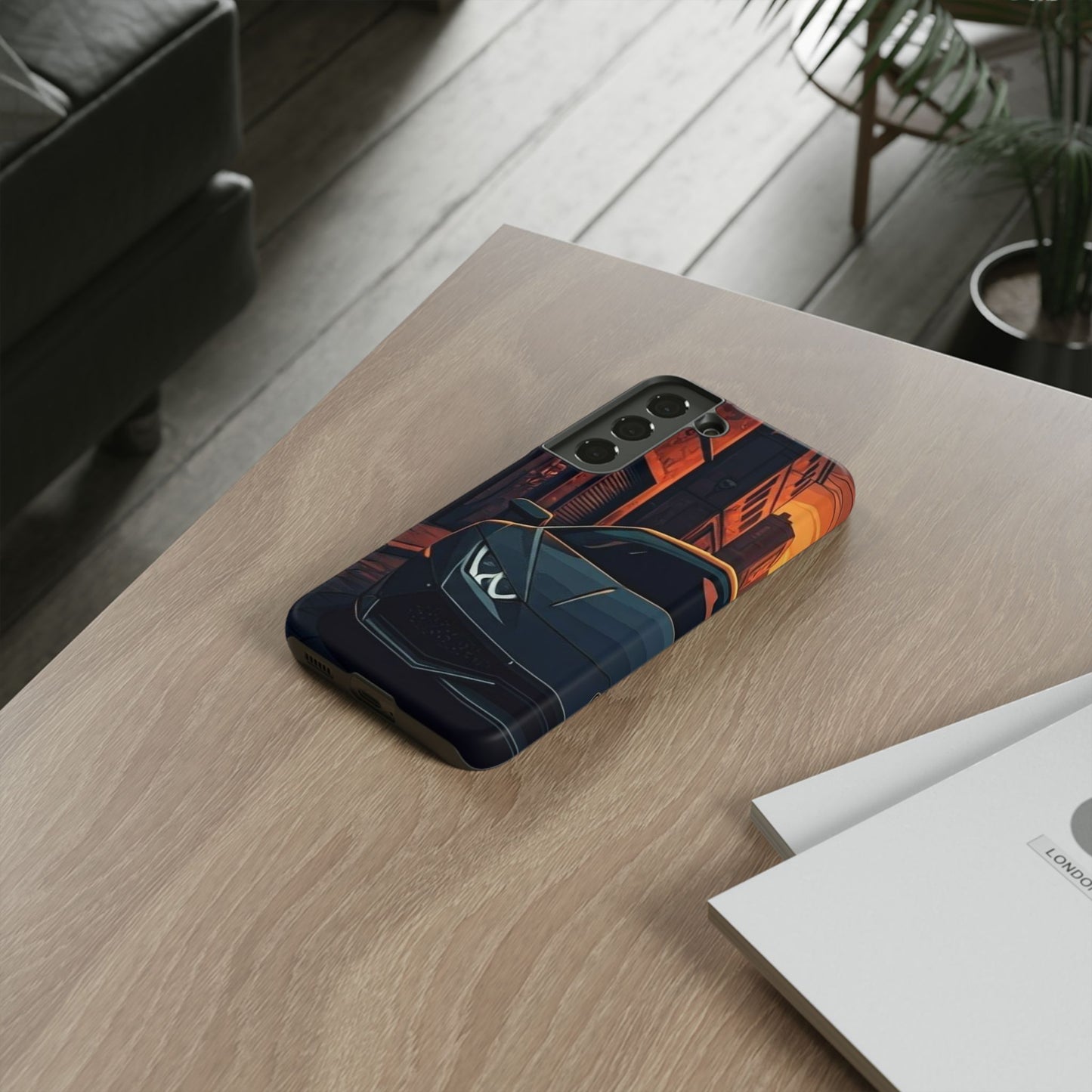 Lamborghini Huracan Street Life-Dual Layer Ultra Tough Phone Case Samsung Galaxy S22 Matte Printify by The Night Shift Automotive Apparel