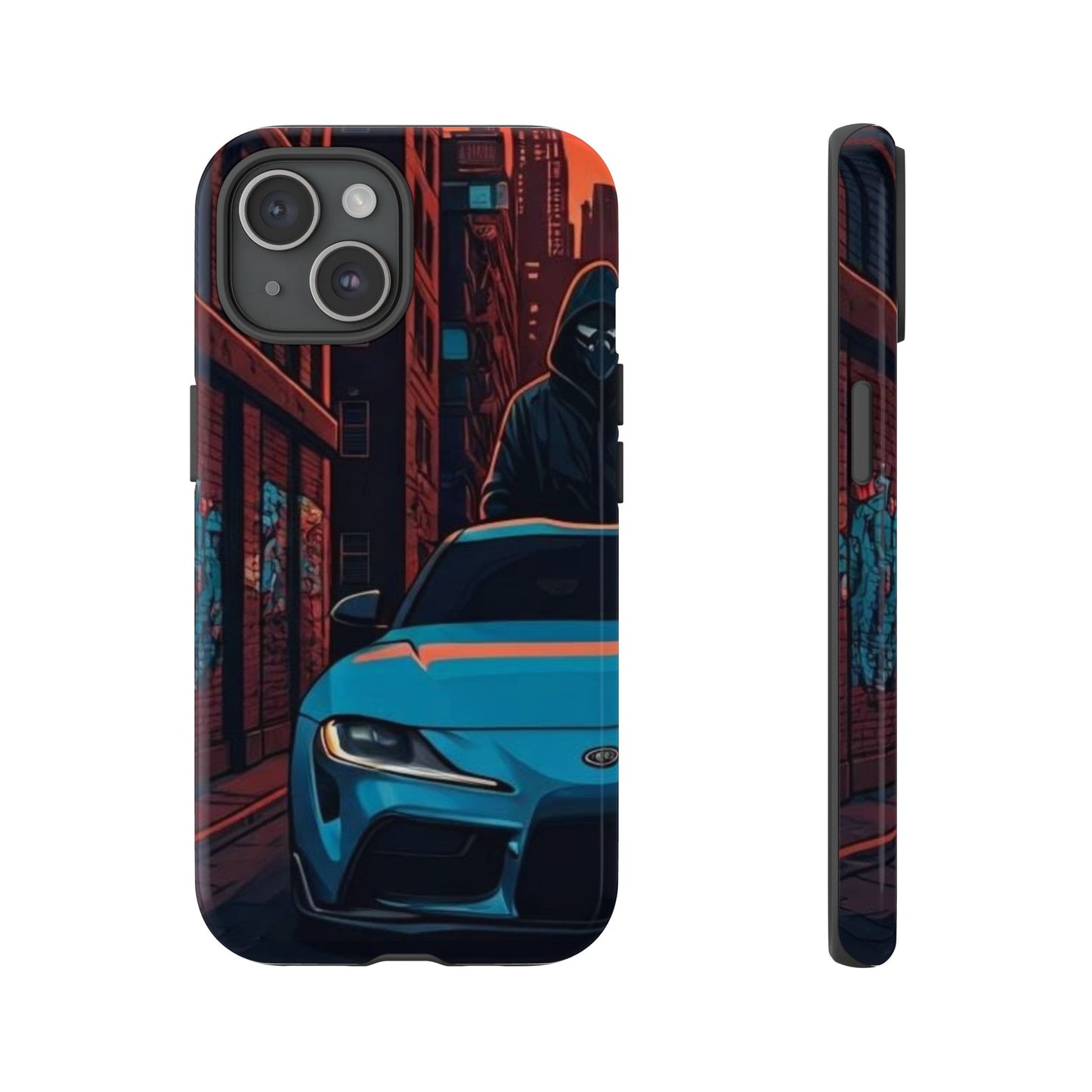 Toyota Supra MK-V Street Life-Dual Layer Ultra Tough Phone Case Printify by The Night Shift Automotive Apparel