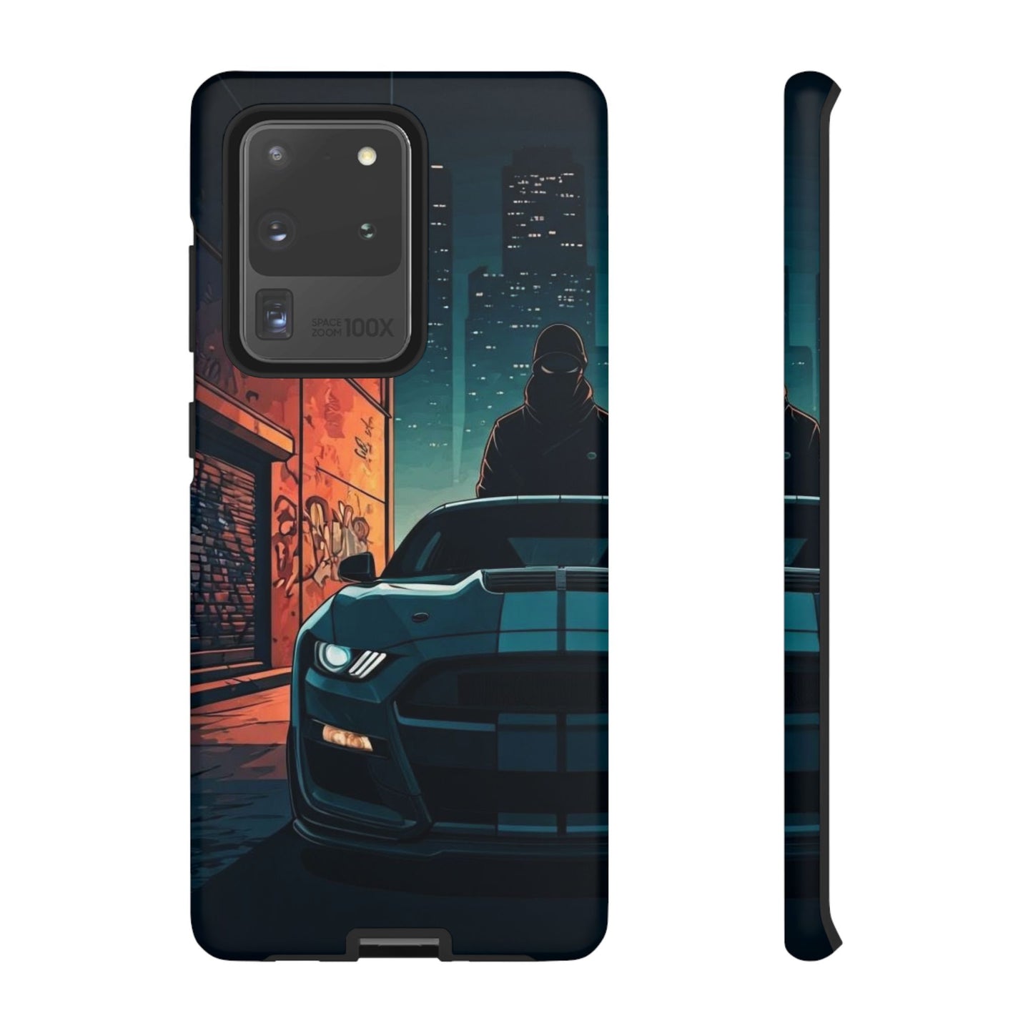 Ford Mustang Shelby GT350 Street Life-Dual Layer Ultra Tough Phone Case Samsung Galaxy S20 Ultra Matte Printify by The Night Shift Automotive Apparel