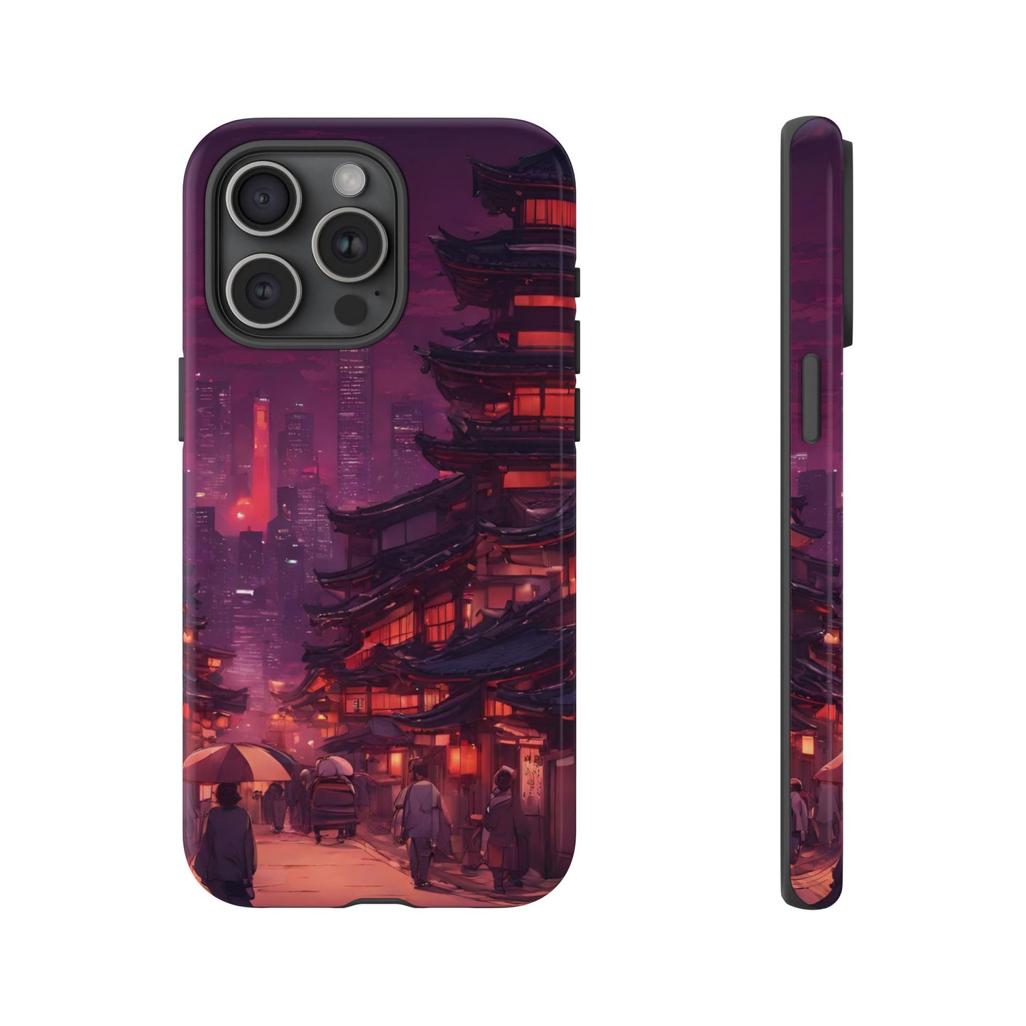 Traditional Japanese Village Countryside-Dual Layer Ultra Tough Phone Case Printify by The Night Shift Automotive Apparel