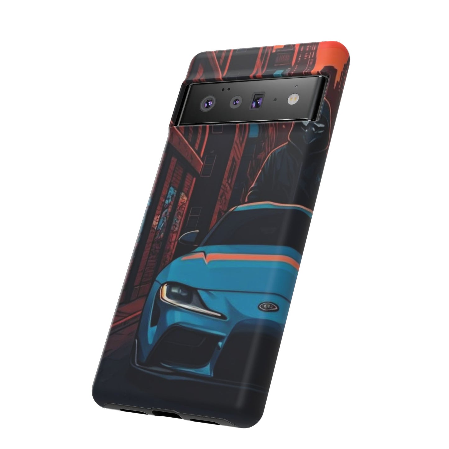 Toyota Supra MK-V Street Life-Dual Layer Ultra Tough Phone Case Printify by The Night Shift Automotive Apparel