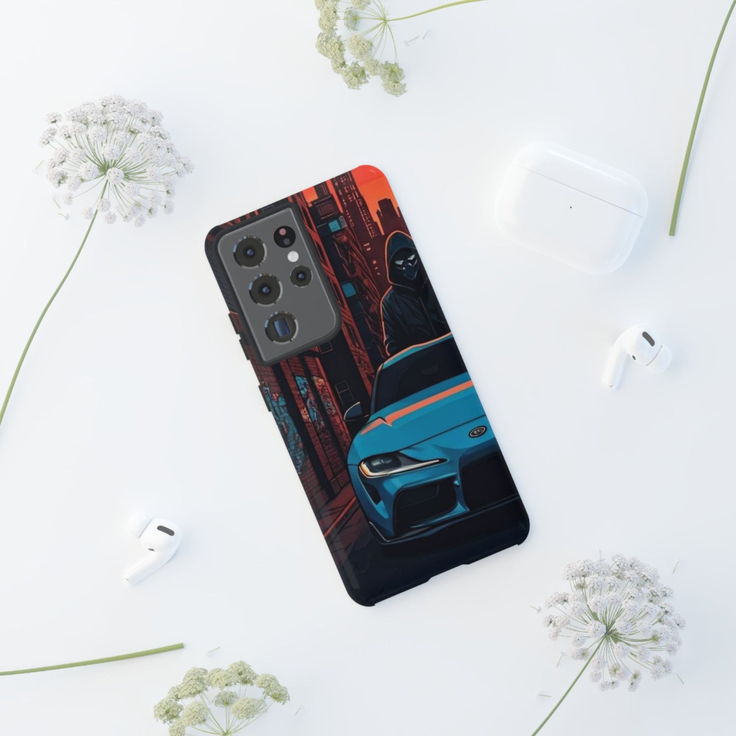 Toyota Supra MK-V Street Life-Dual Layer Ultra Tough Phone Case Printify by The Night Shift Automotive Apparel