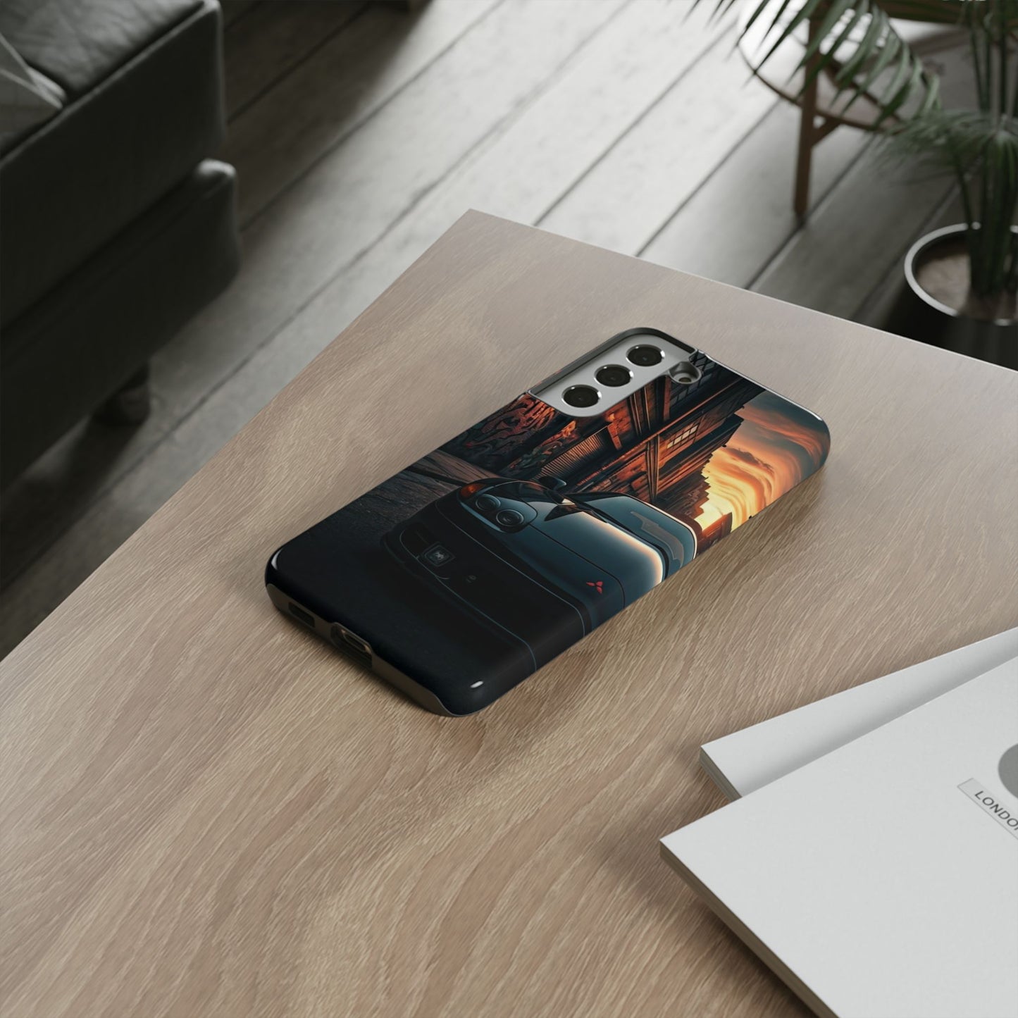 Mitsubishi 3000GT VR4 Street Life-Dual Layer Ultra Tough Phone Case Samsung Galaxy S22 Plus Glossy Printify by The Night Shift Automotive Apparel