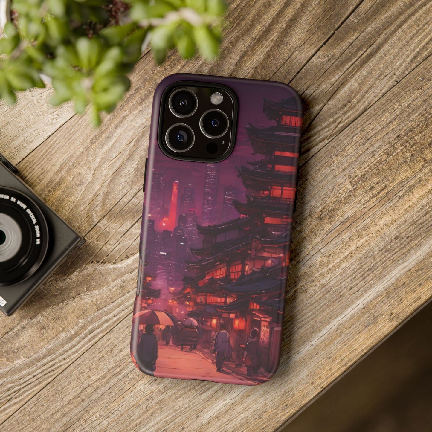 Traditional Japanese Village Countryside-Dual Layer Ultra Tough Phone Case iPhone 16 Pro Max Matte Printify by The Night Shift Automotive Apparel